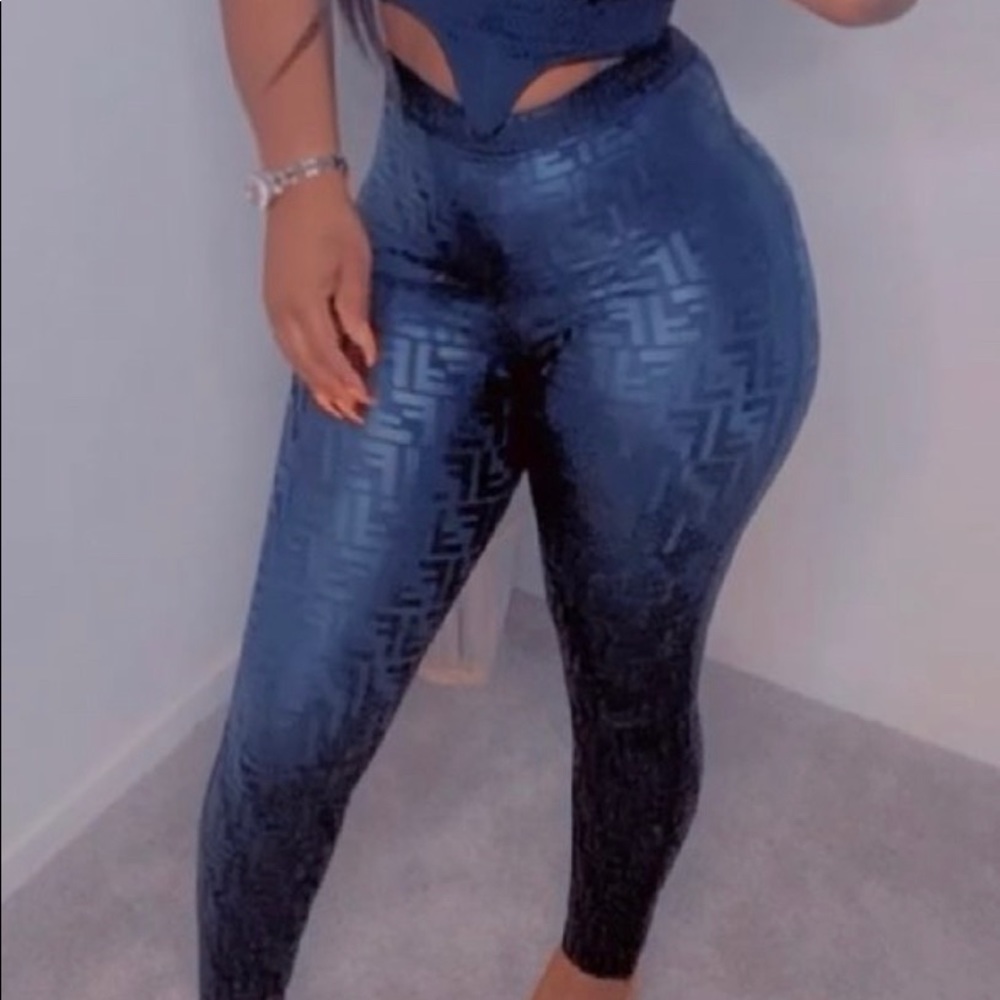 Authentic Black Fendi bottoms worn once